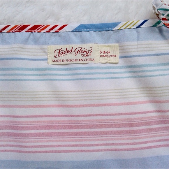 Faded Glory Striped Cami Tank Top - Picture 3 of 4
